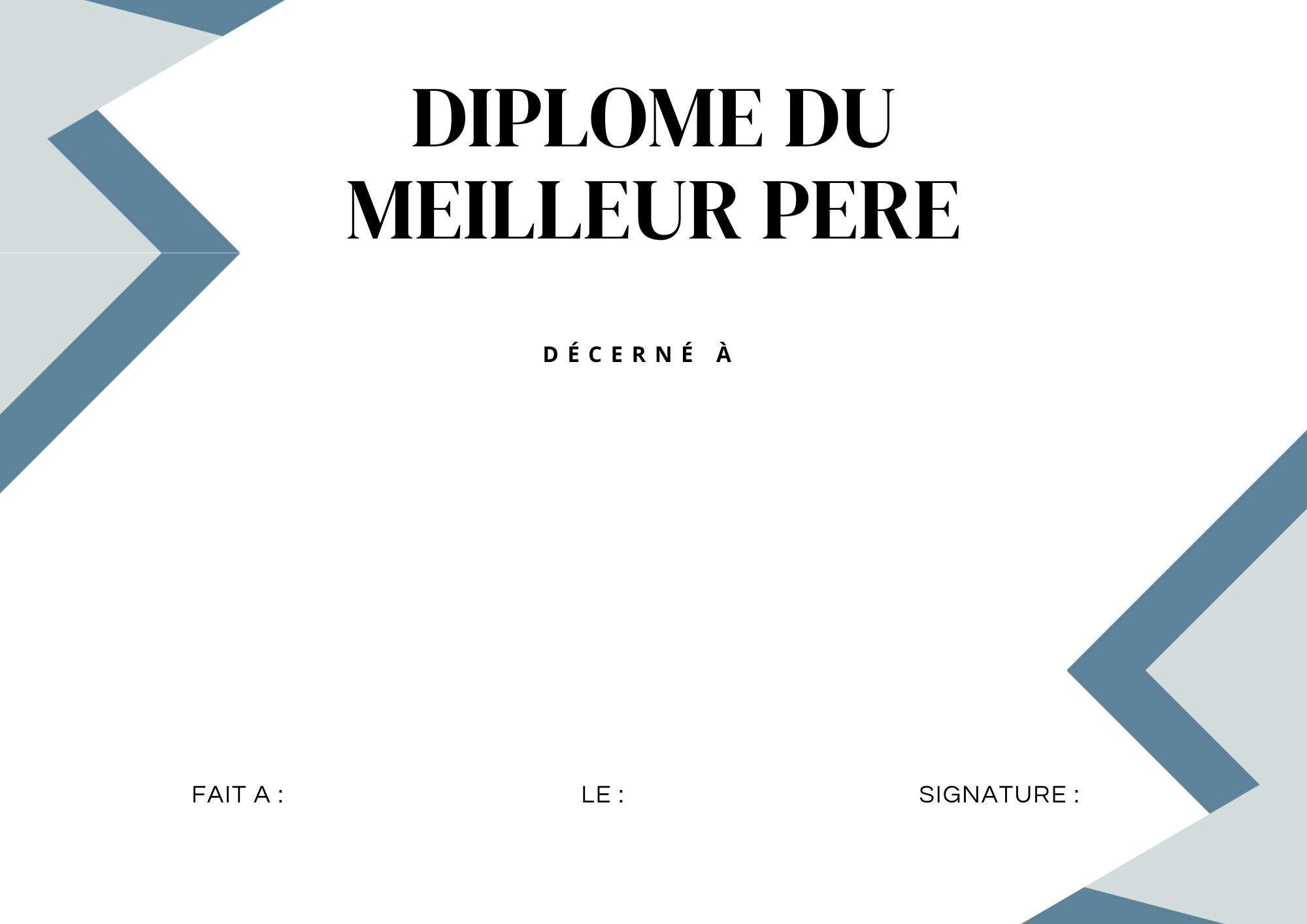 meilleur pere a imprimer à imprimer PDF